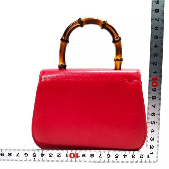 Gucci Bamboo Super Mini Bag pink reddish - Picture 2 of 8